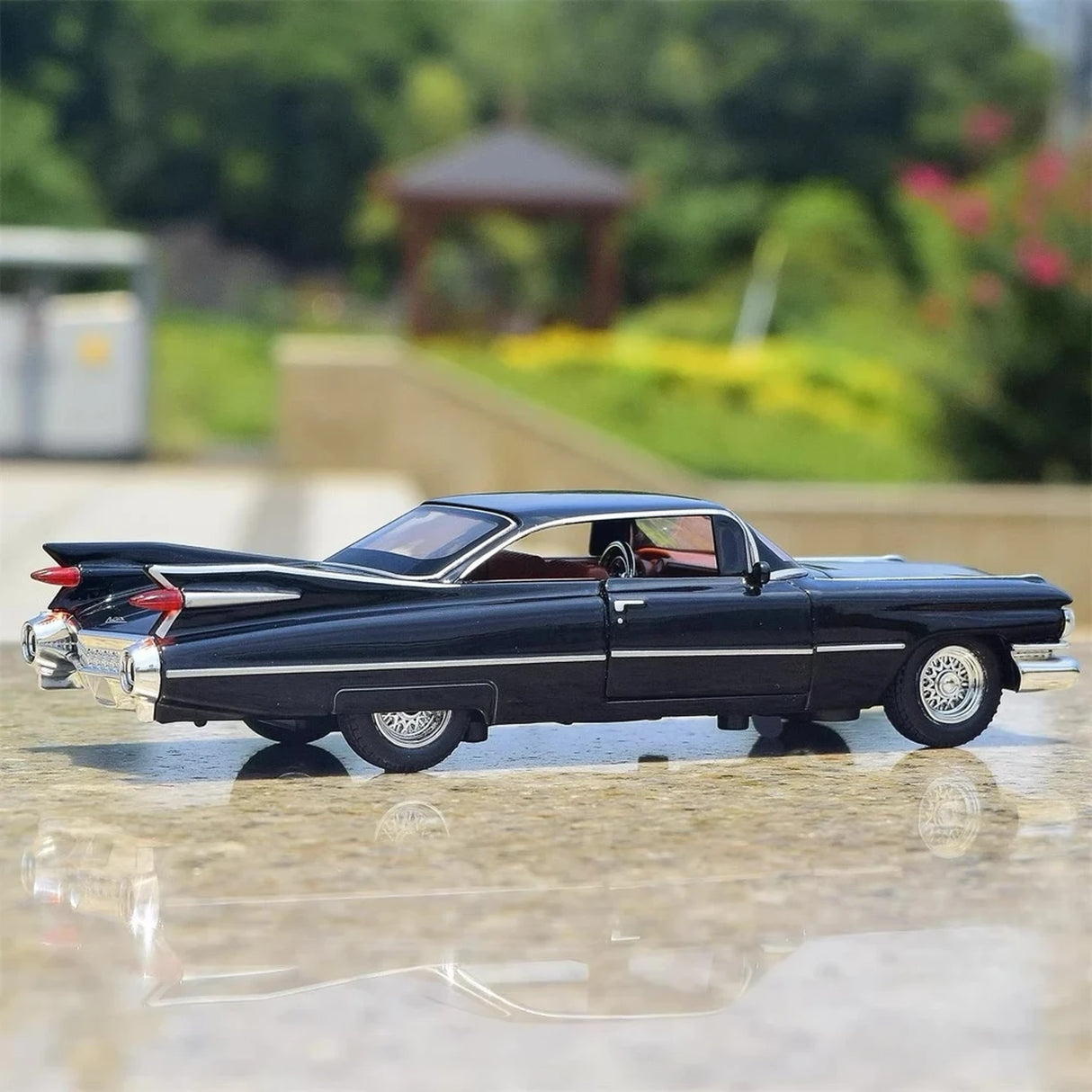 Cadillac 1959 Series 62 Eldorado Biarritz Black 1:36 – Diecast Display Model Die-Cast