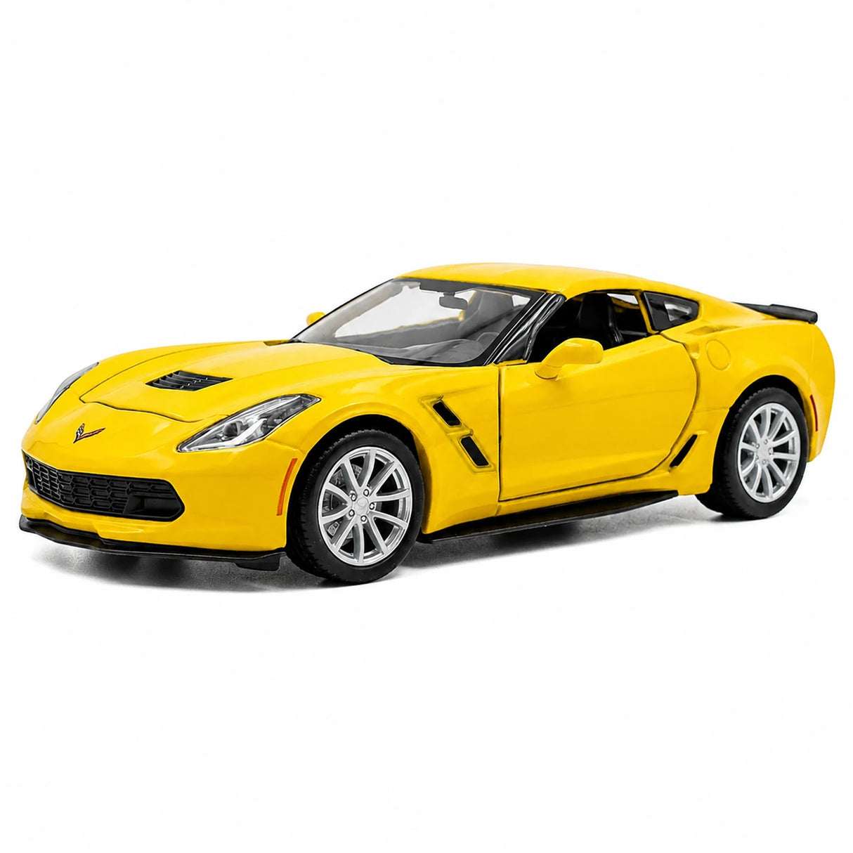 Chevrolet 2014 Corvette C7 Yellow 1:36 – Druckguss-Display-Modell in Druckguss