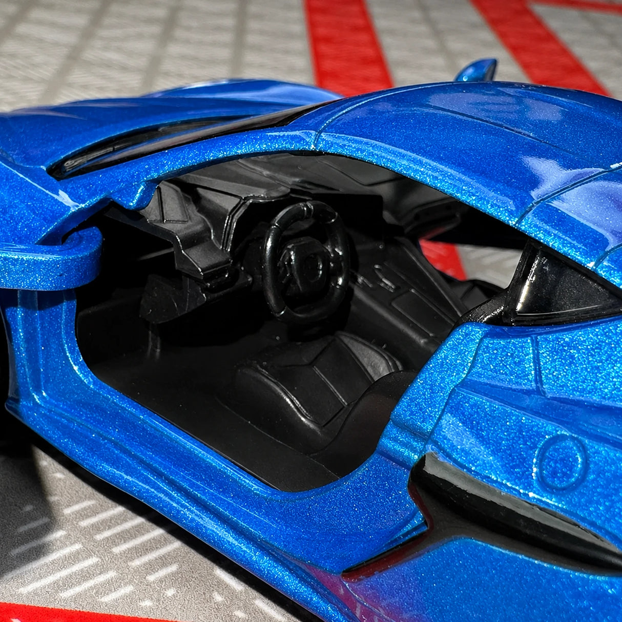 Chevrolet 2023 Corvette Z06 Blue 1:36 – Diecast Display Model Die-Cast