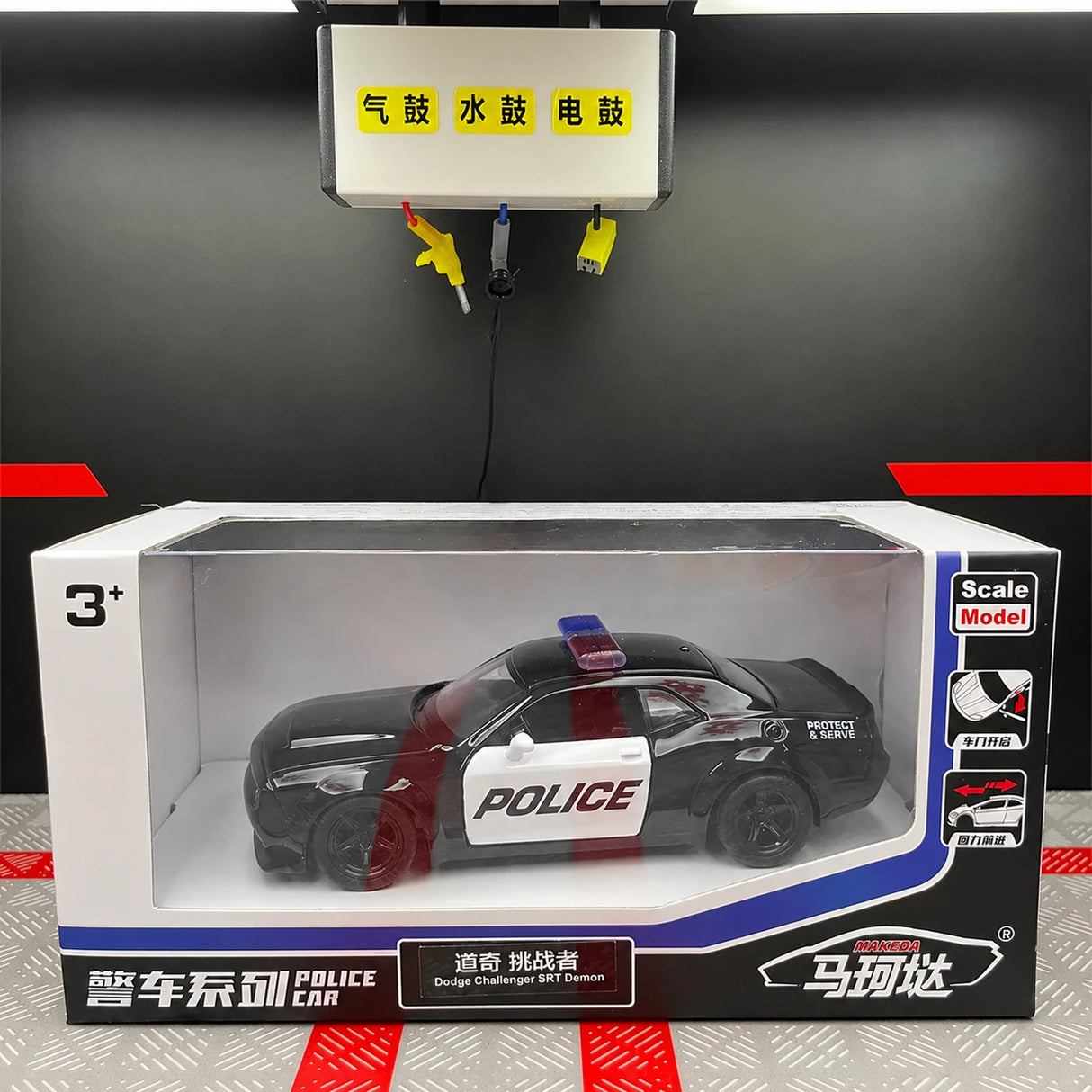 Dodge 2018 Challenger SRT Demon Police 1:36 – Diecast Display Model Die-Cast