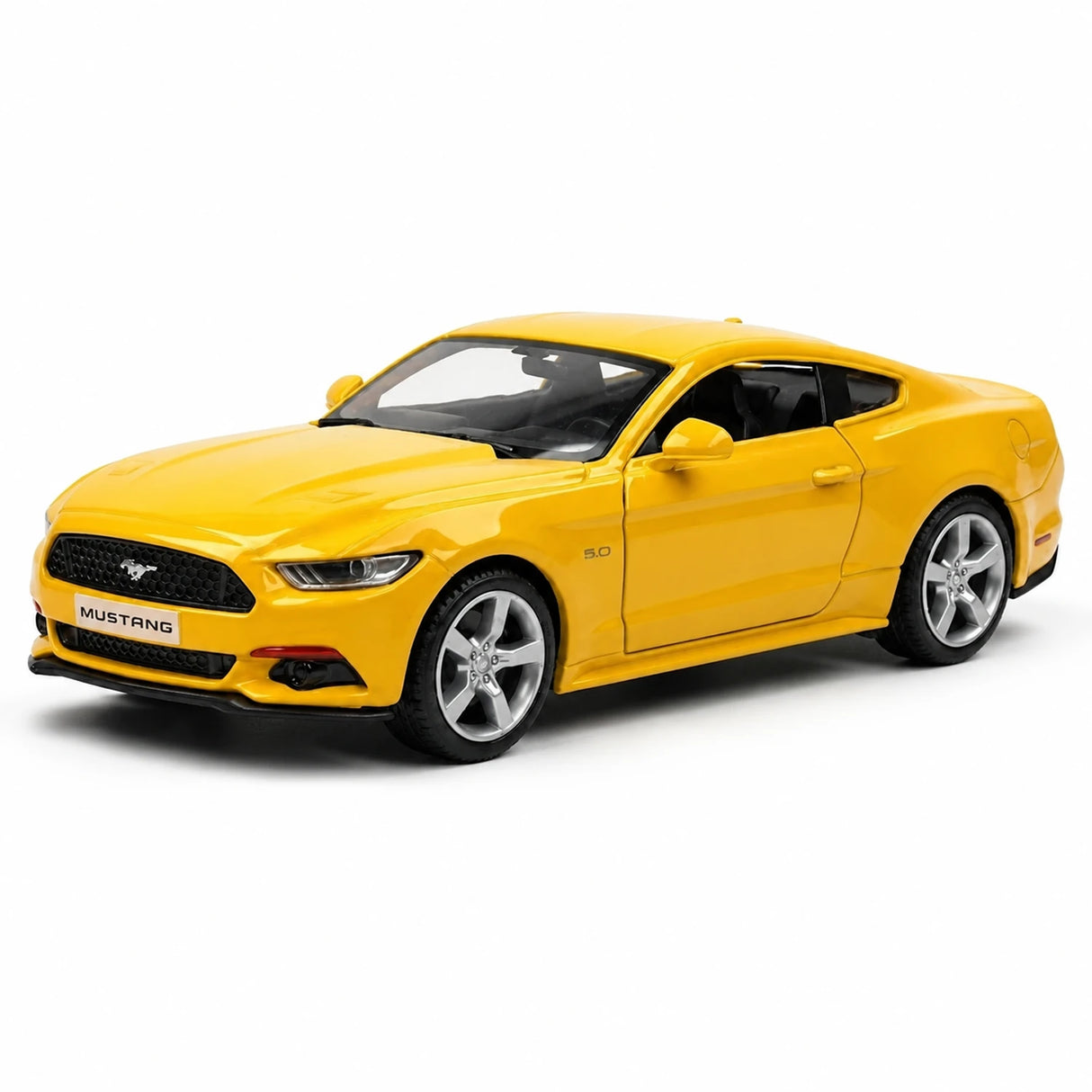 Ford 2015 Mustang أصفر 1:36 – نموذج عرض معدني مصبوب