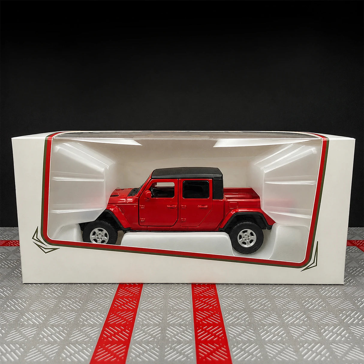 Jeep 2020 Gladiator أحمر 1:36 – نموذج عرض معدني مصبوب