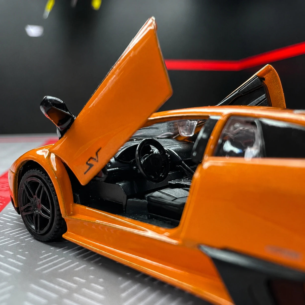 Lamborghini 2009 Murcielago LP670-4 Orange 1:36 – Diecast Display Model Die-Cast