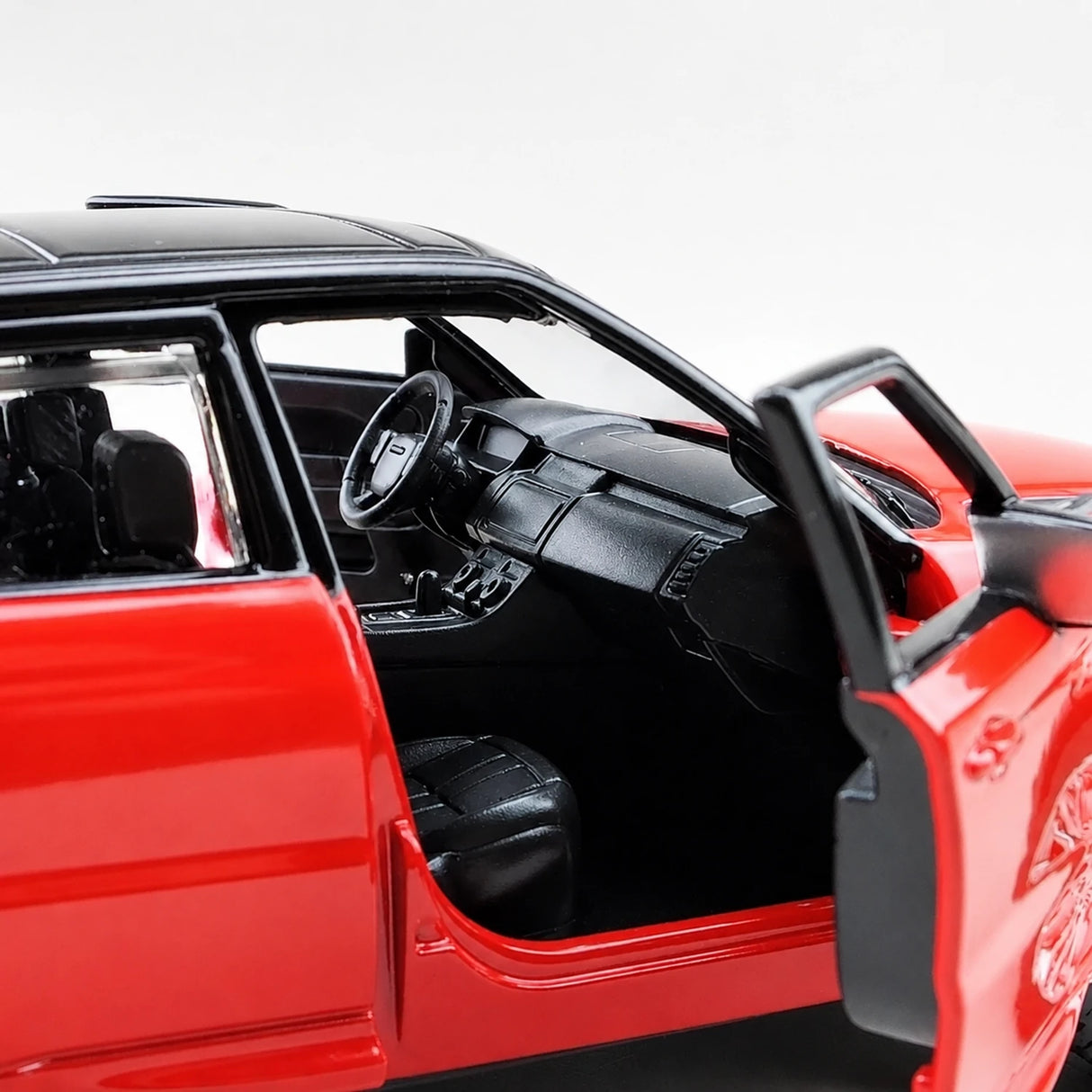 Land Rover 2012 Range Rover Sport vermelho 1:36 – modelo de exposição em metal fundido