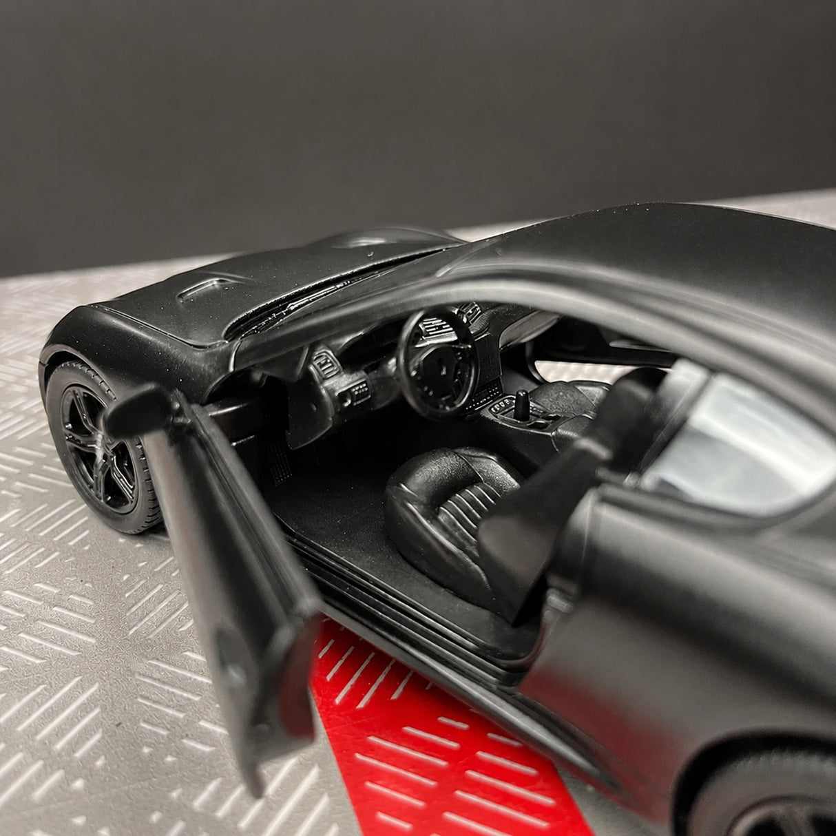 Maserati 2008 GranTurismo 무광 블랙 1:36 – 다이캐스트 디스플레이 모델 다이캐스트