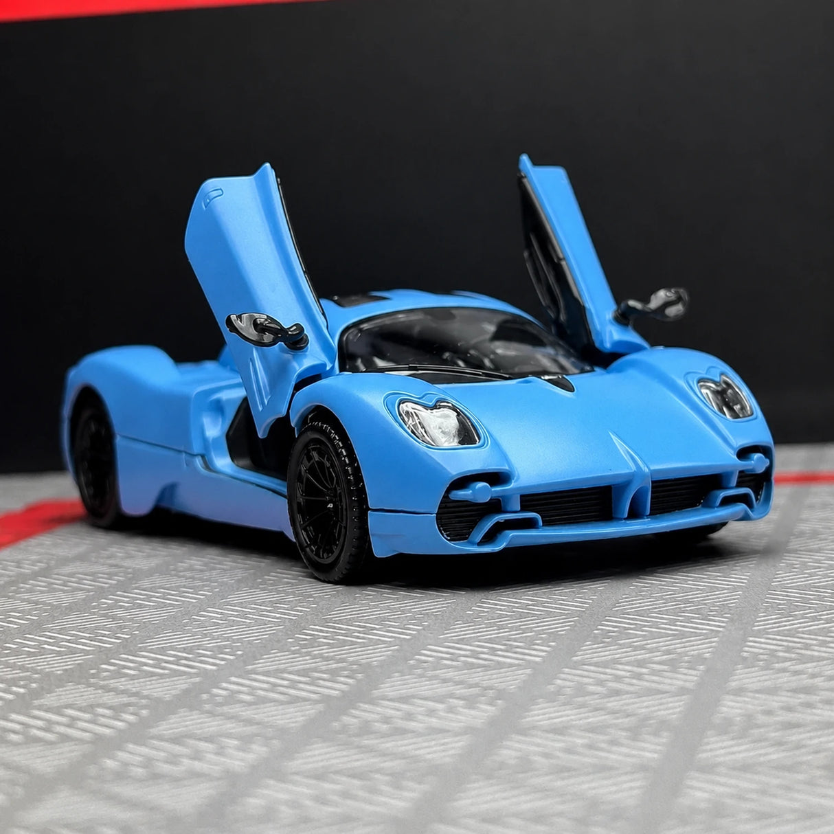 Pagani 2023 يوتوبيا بلو 1:36 – نموذج عرض معدني مصبوب، مصبوب.