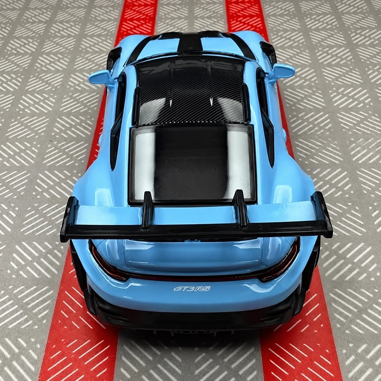 Porsche 2023 911 992 GT3 RS Blue 1:36 – Model wyświetlacza odlewany z odlewu