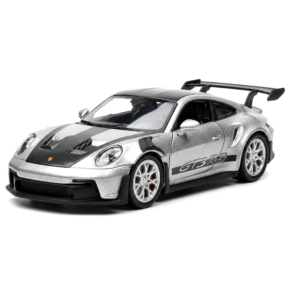 Porsche 2023 911 992 GT3 RS Silver 1:36 – Valuvalettu näyttömalli