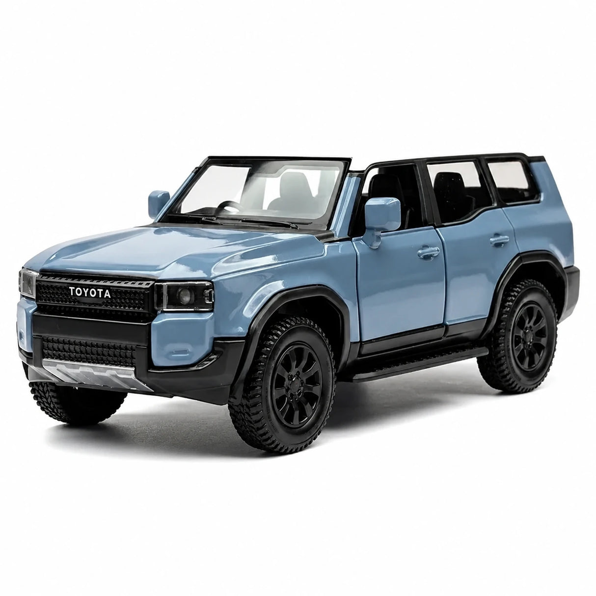 Toyota 2023 Land Cruiser J250 Blue 1:36 – Model wyświetlacza odlewany z odlewu