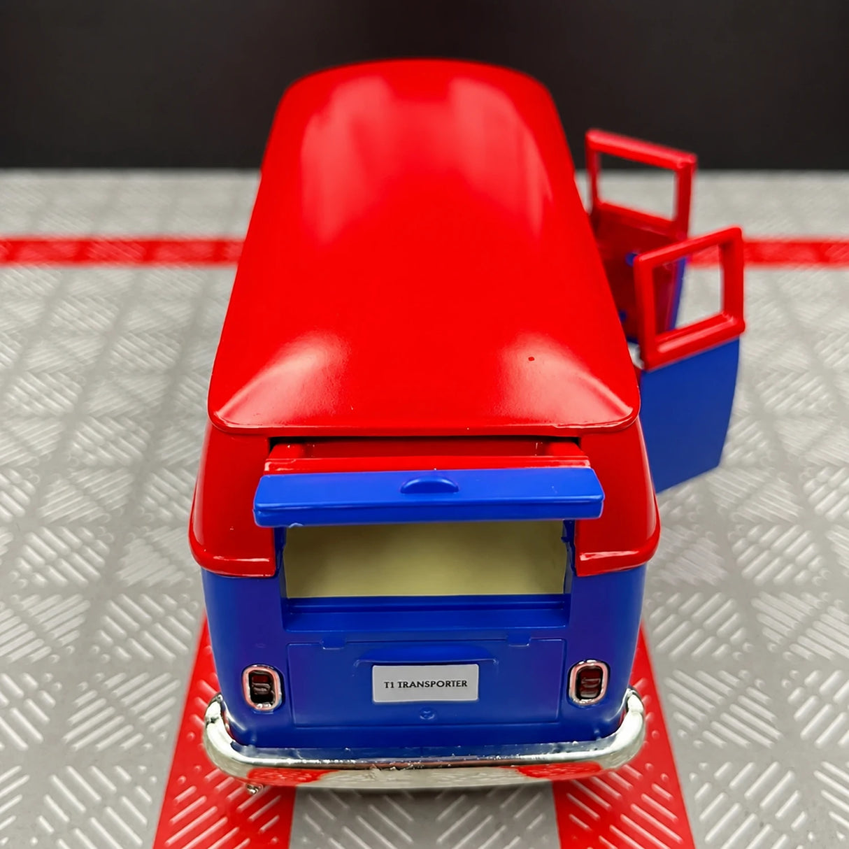 Volkswagen 1963 T1 Blue and Red 1:36 – Diecast Display Model Die-Cast
