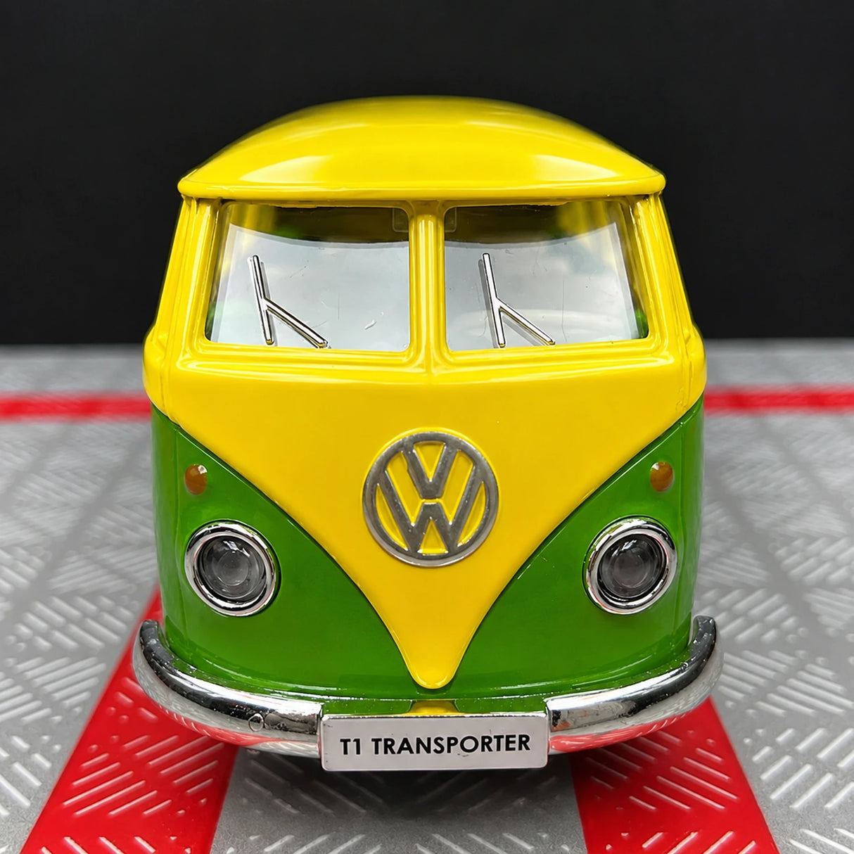Volkswagen 1963 T1 Green and Yellow 1:36 – Diecast Display Model Die-Cast