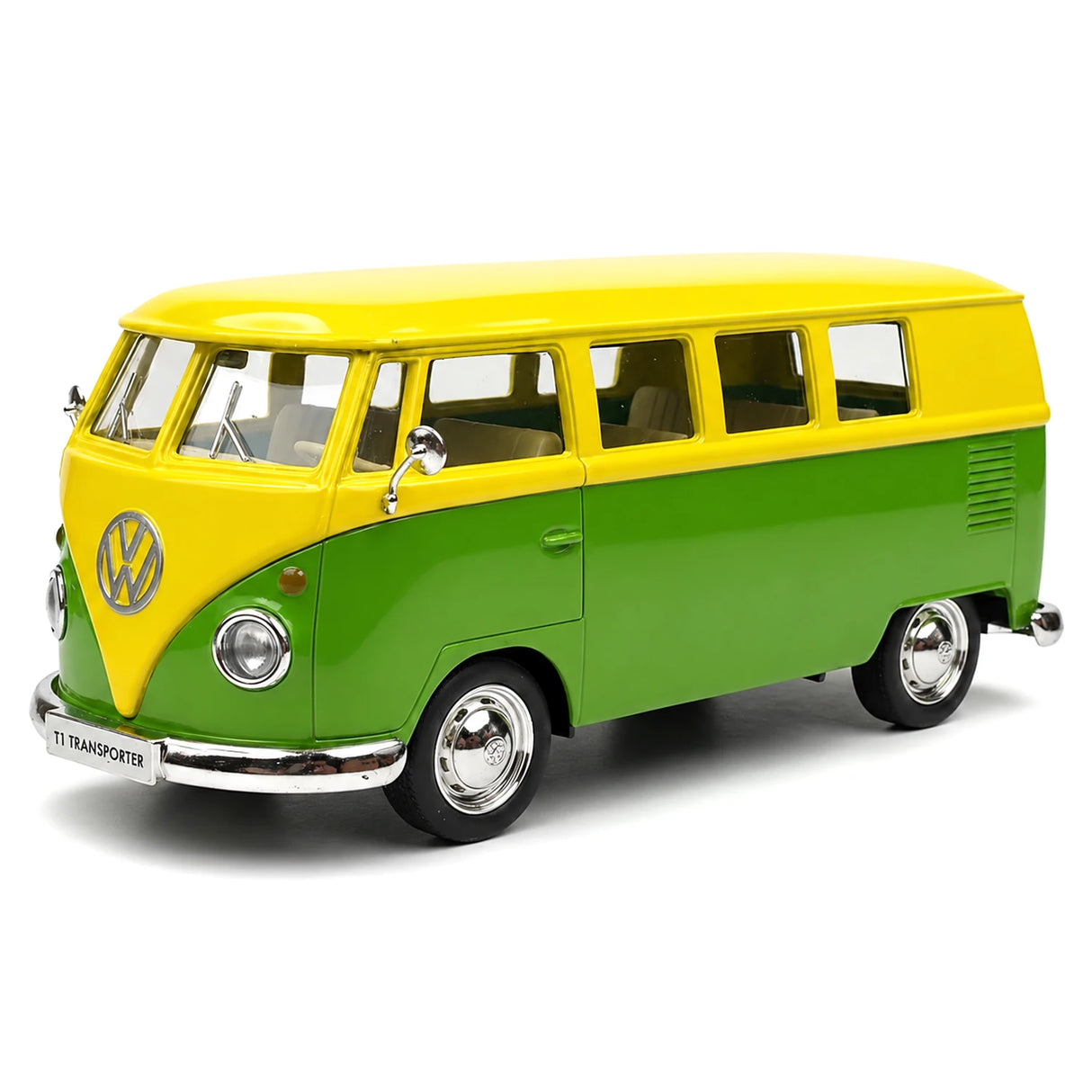 Volkswagen 1963 T1 Green and Yellow 1:36 – Diecast Display Model Die-Cast