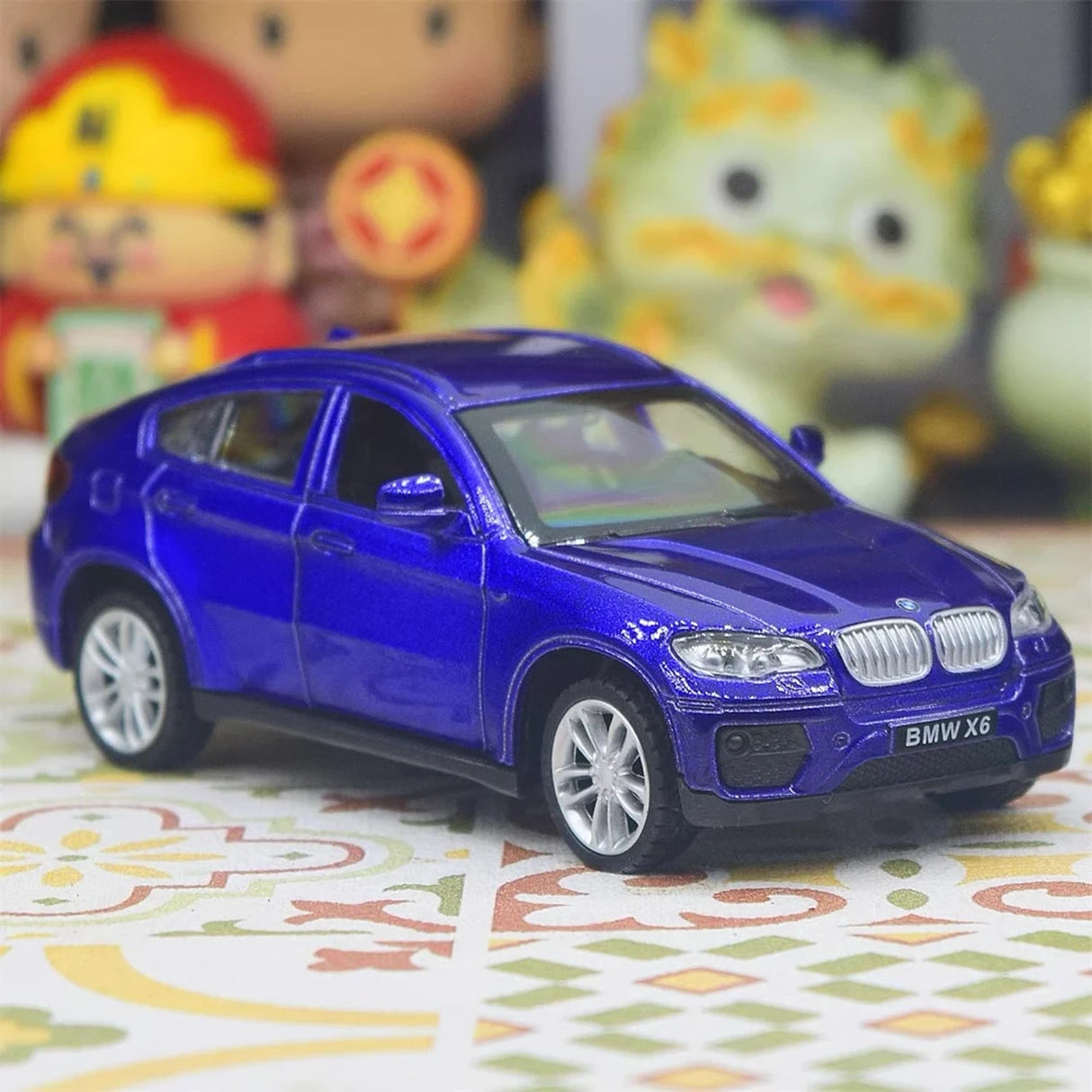 BMW 2008 E71 X6 Blue 1:43 – Diecast Display Model Die-Cast