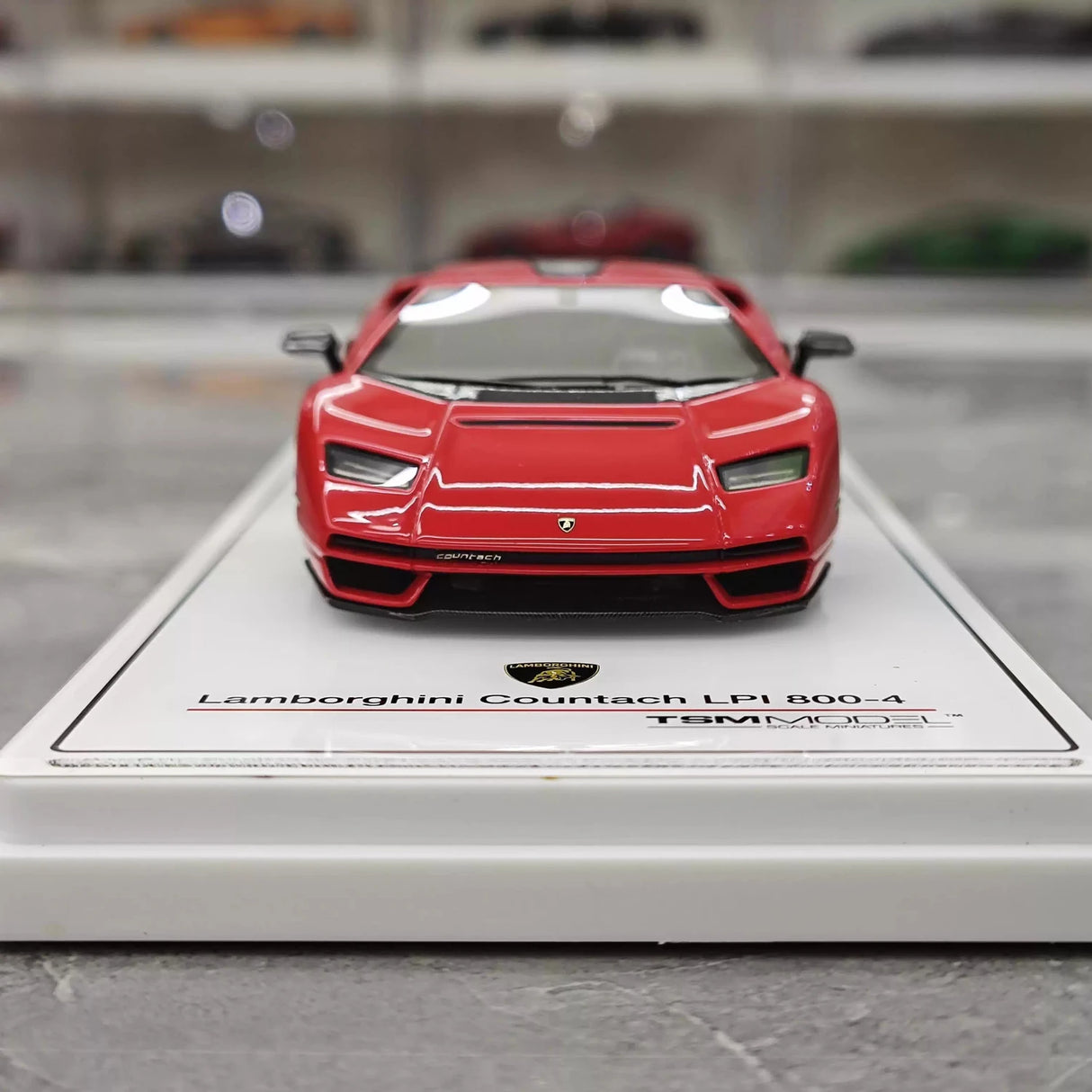 TSM Lamborghini 2022 Countach LPI 800-4 Red 1:43 – Sammelobjekt-Resin-Modellharz