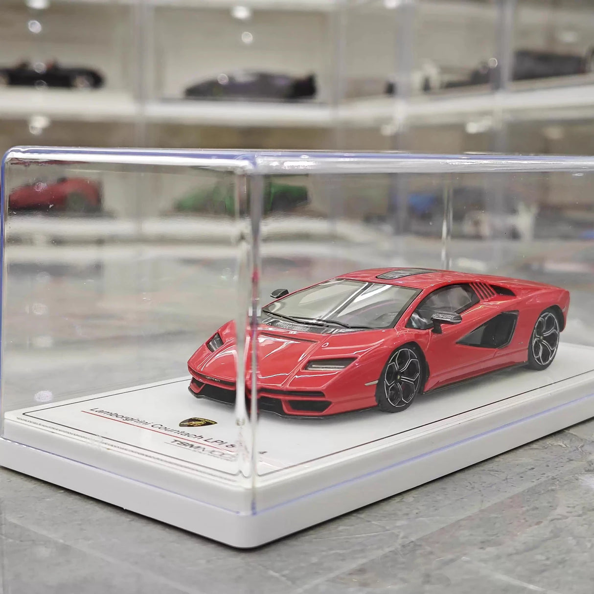 TSM Lamborghini 2022 Countach LPI 800-4 Red 1:43 – Sammelobjekt-Resin-Modellharz