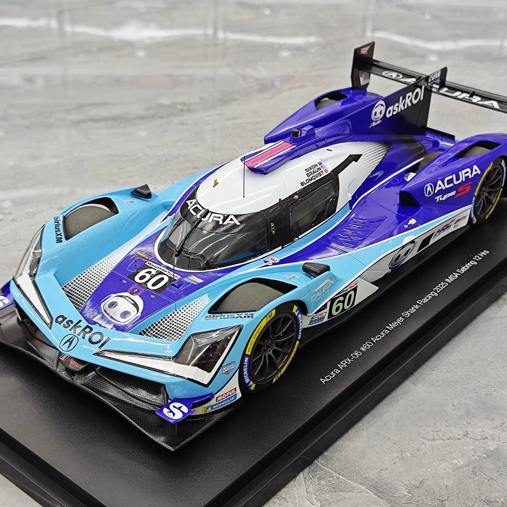 1:18 Acura 2025 ARX-06 #60 Meyer Shank Racing Sebring 12h model car by Top Speed - view 4