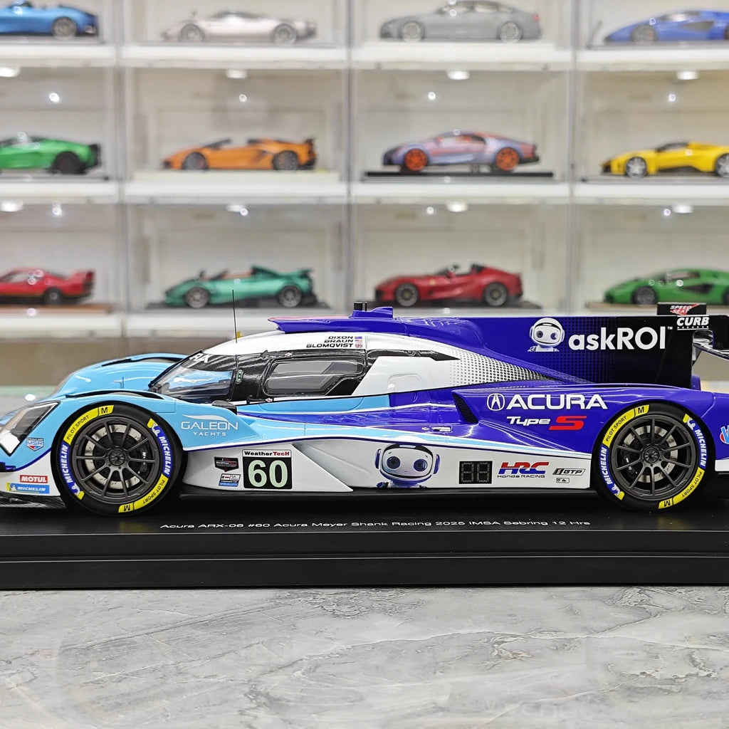1:18 Acura 2025 ARX-06 #60 Meyer Shank Racing Sebring 12h model car by Top Speed - view 5