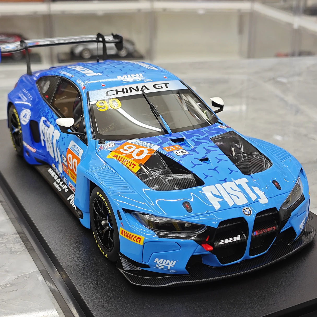 BMW 2025 M4 GT3 EVO #90 1:18 Sammlermodell aus Harz von Top Speed – siehe 10