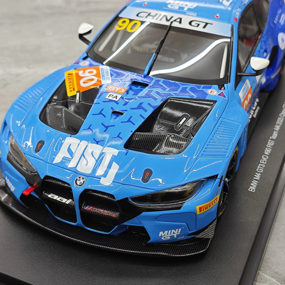 BMW 2025 M4 GT3 EVO #90 1:18 Sammelmodell aus Harz von Top Speed – siehe 11