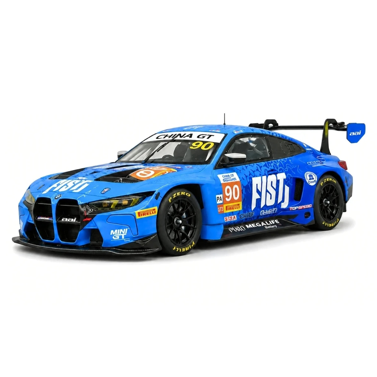 BMW 2025 M4 GT3 EVO #90 1:18 Sammelmodell aus Harz von Top Speed – Ansicht 16