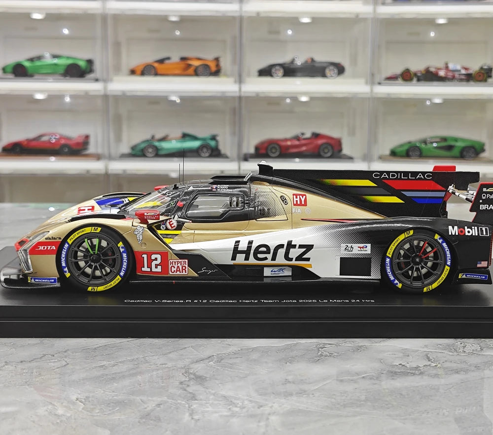 Cadillac 2025 V-Series.R Cadillac Hertz Team JOTA #12 1:18 24h Le Mans Resin-Sammlermodell von Top Speed – siehe 5