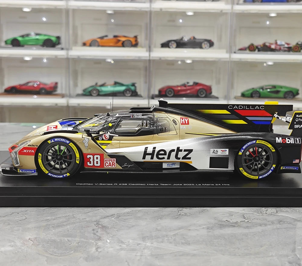 Cadillac 2025 V-Series.R Cadillac Hertz Team JOTA #38 1:18 24h Le Mans Resin-Sammlermodell von Top Speed – siehe 5