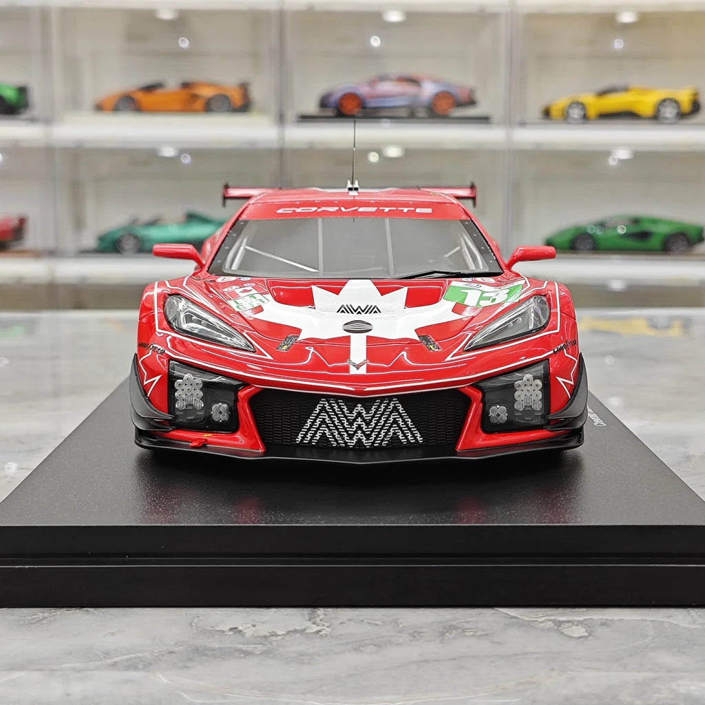 1:18 Chevrolet 2025 Corvette Z06 GT3.R #13 AWA Racing Le Mans 24h model car by Top Speed - view 1