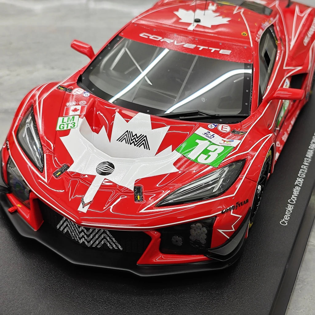 1:18 Chevrolet 2025 Corvette Z06 GT3.R #13 AWA Racing Le Mans 24h model car by Top Speed - view 11