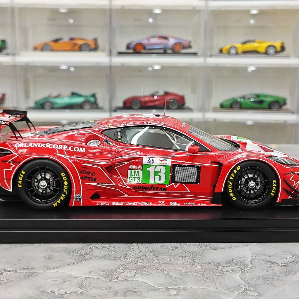 1:18 Chevrolet 2025 Corvette Z06 GT3.R #13 AWA Racing Le Mans 24h model car by Top Speed - view 9