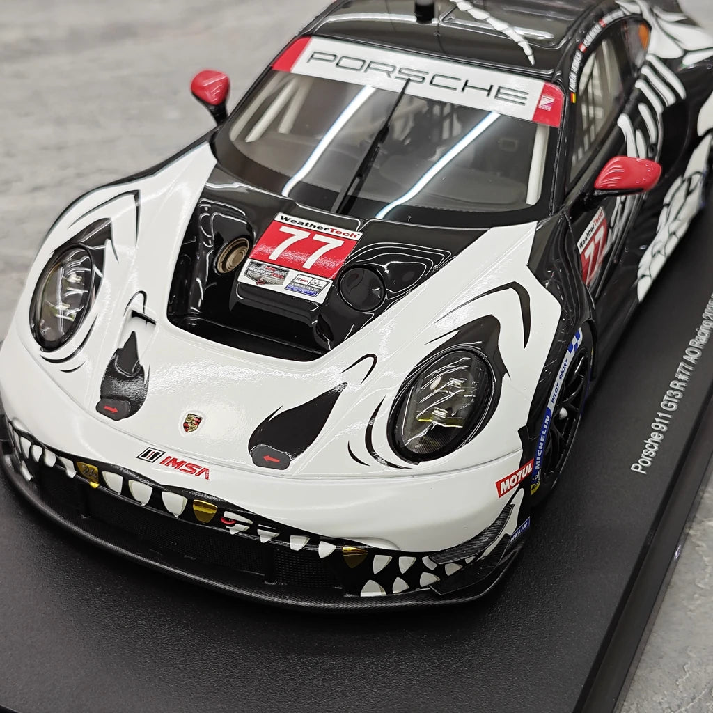 1:18 Porsche 2025 911 GT3 R #77 AO Racing Daytona 24h model car by Top Speed - view 11
