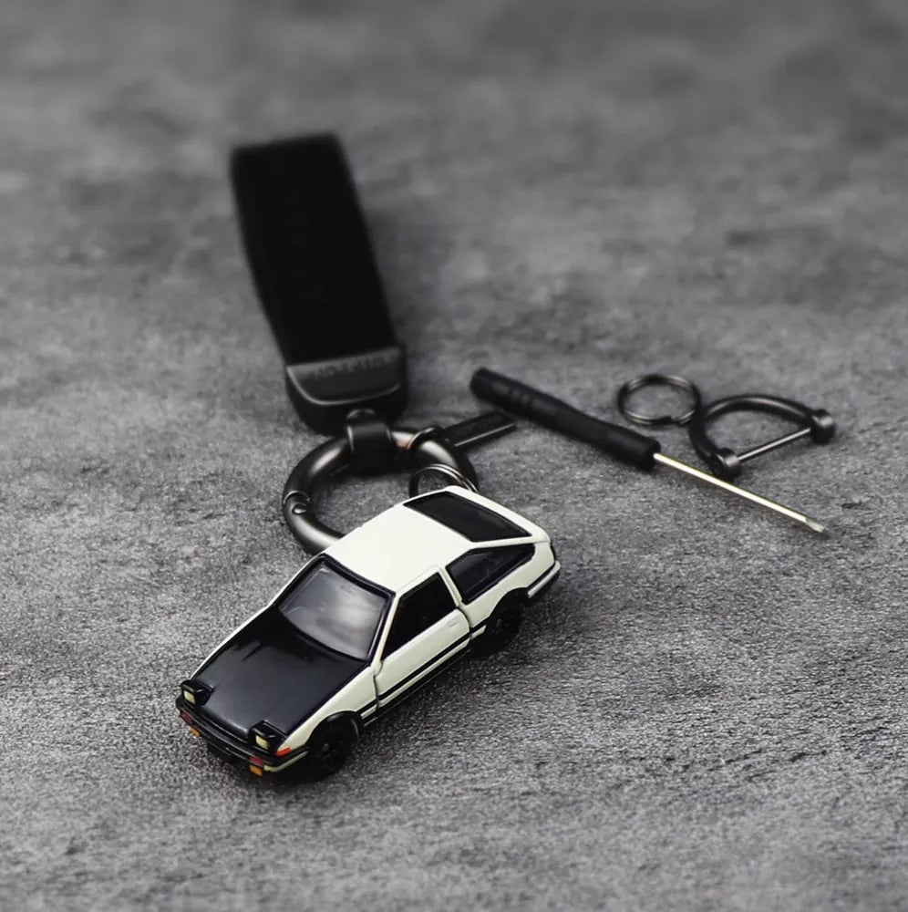 Toyota AE86 Trueno Keychain 1:64 Model Car Keychain