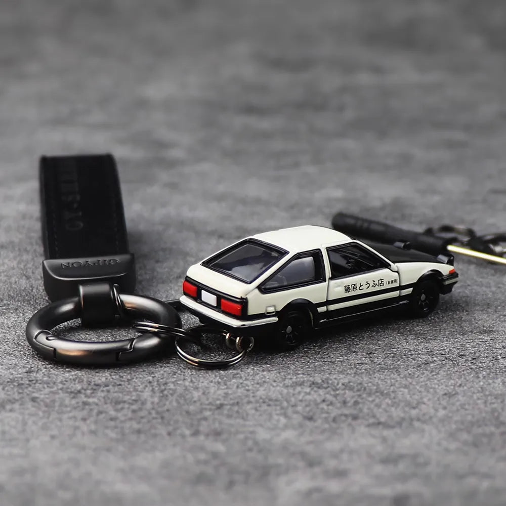 Toyota AE86 Trueno Keychain 1:64 Model Car Keychain