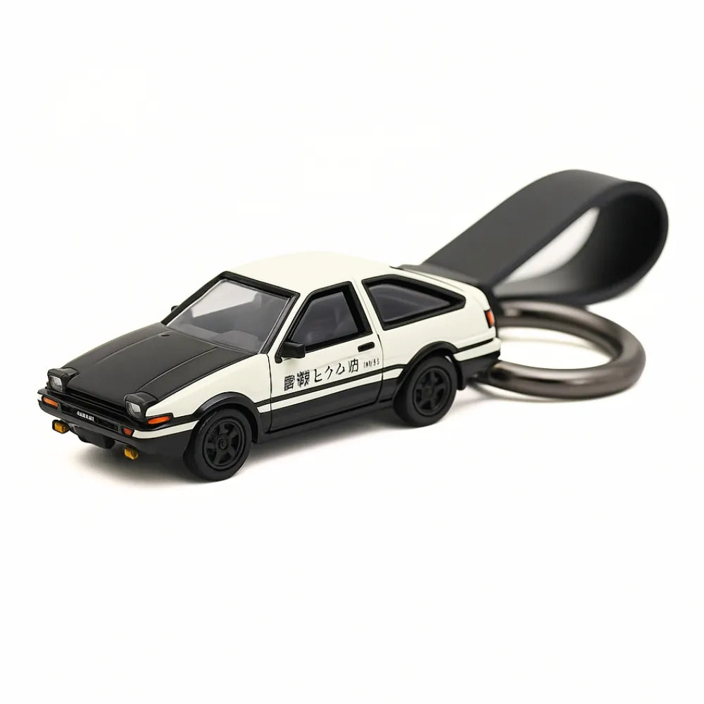 Toyota AE86 Trueno Keychain 1:64 Model Car Keychain
