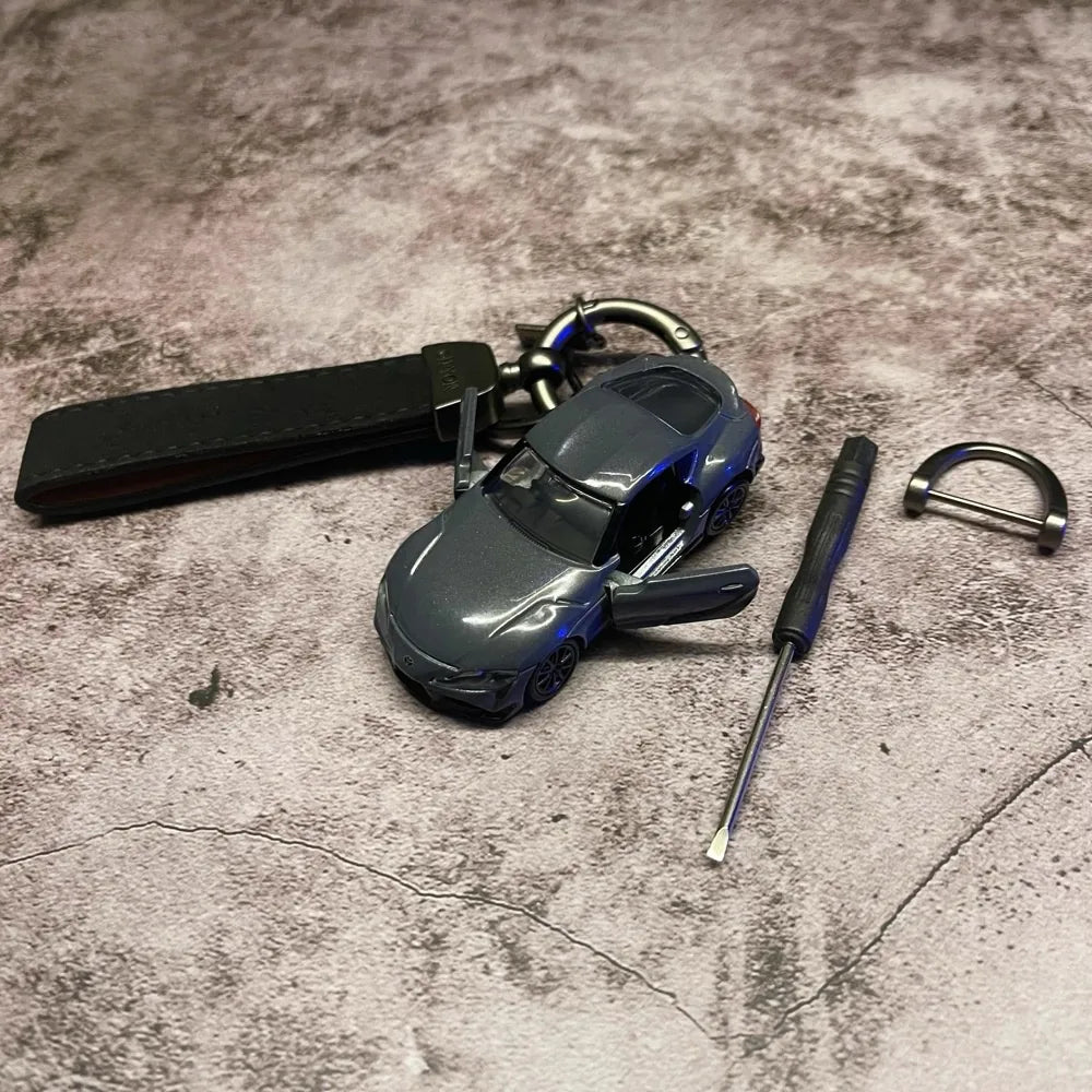 Toyota GR Supra Keychains 1:64 Modellauto Keychain