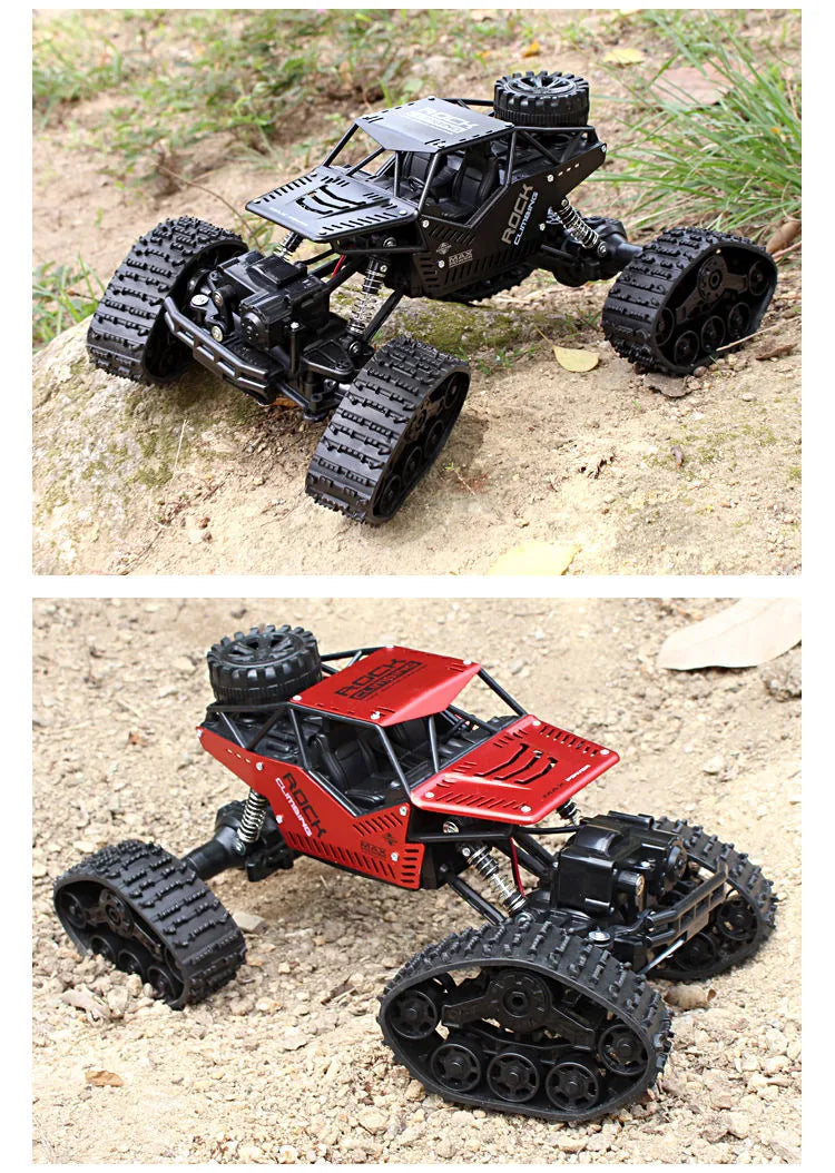 1:16 스케일 Tracked RC Climbing Car - All-Terrain Off-Road 4WD Vehicle RC Car