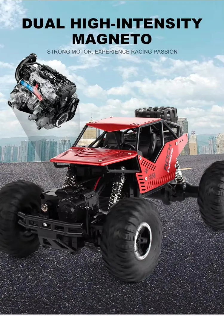 1:16 스케일 Tracked RC Climbing Car - All-Terrain Off-Road 4WD Vehicle RC Car