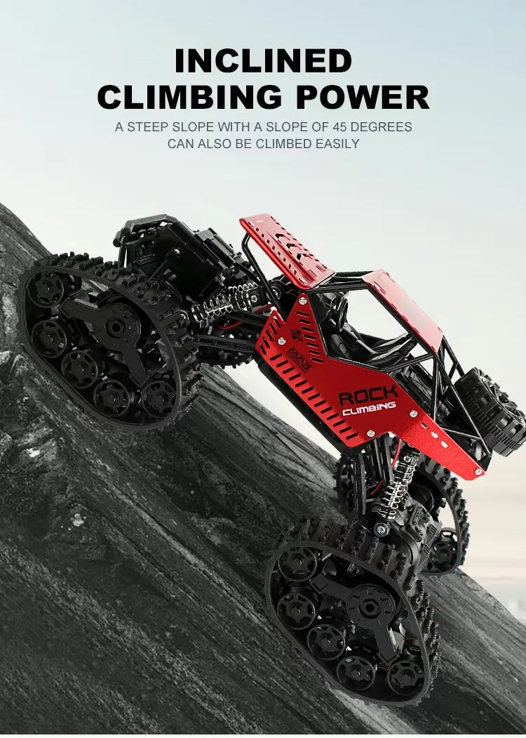 1:16 스케일 Tracked RC Climbing Car - All-Terrain Off-Road 4WD Vehicle RC Car