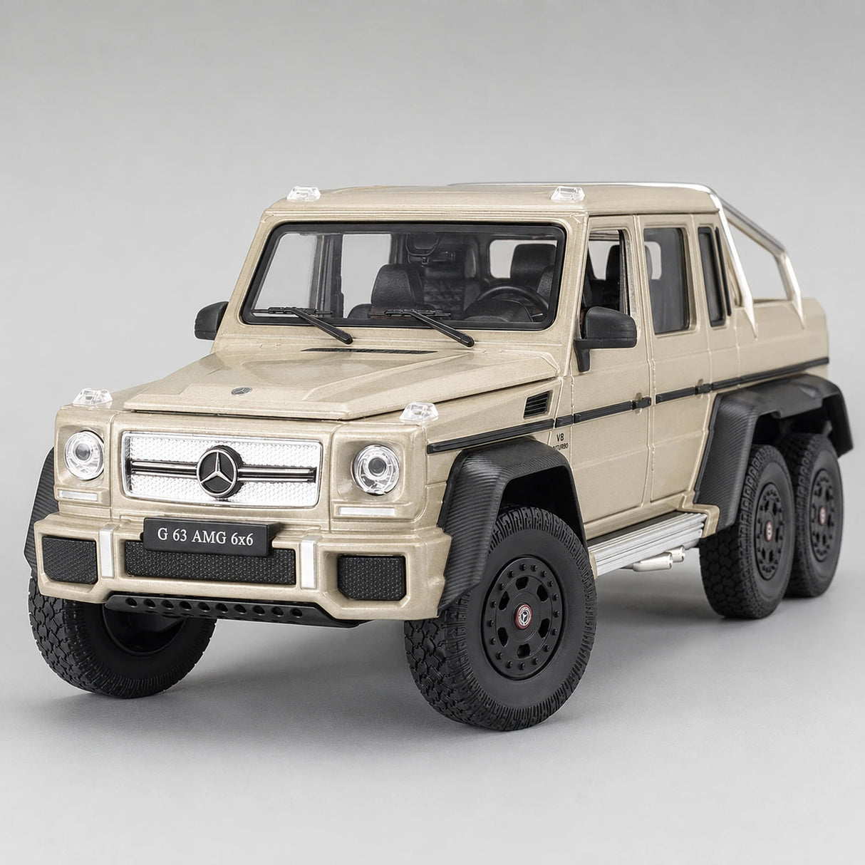 Welly Mercedes-AMG 2013 G63 6x6 ذهبي 1:24 – نموذج عرض معدني مصبوب