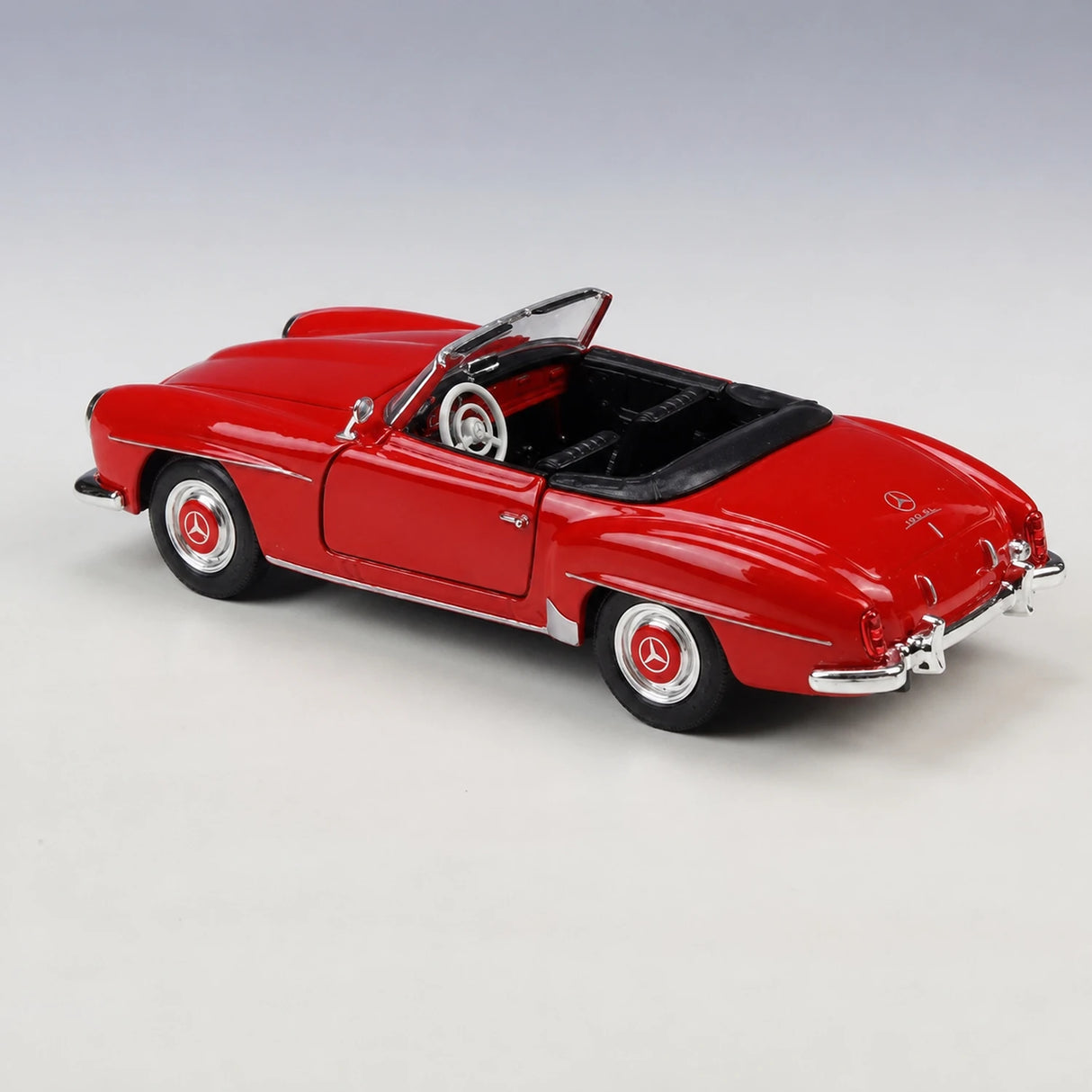 Welly Mercedes-Benz 1955 190SL Red 1:24 – Modelo de Exhibición de Fundición a Presión