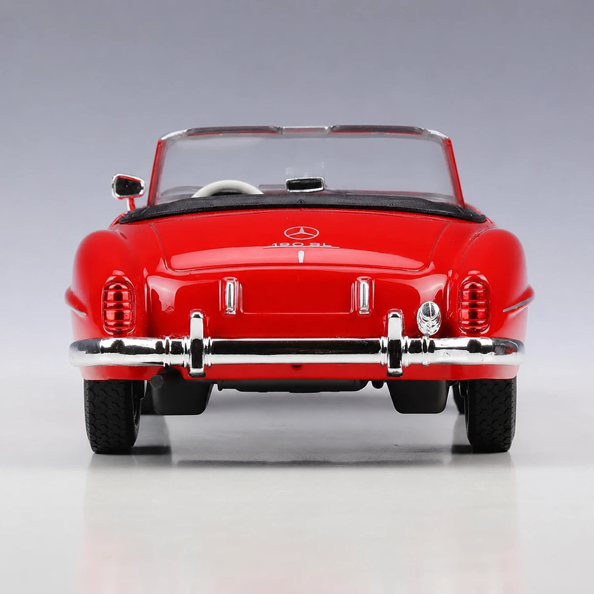 Welly Mercedes-Benz 1955 190SL Red 1:24 – Modelo de Exhibición de Fundición a Presión