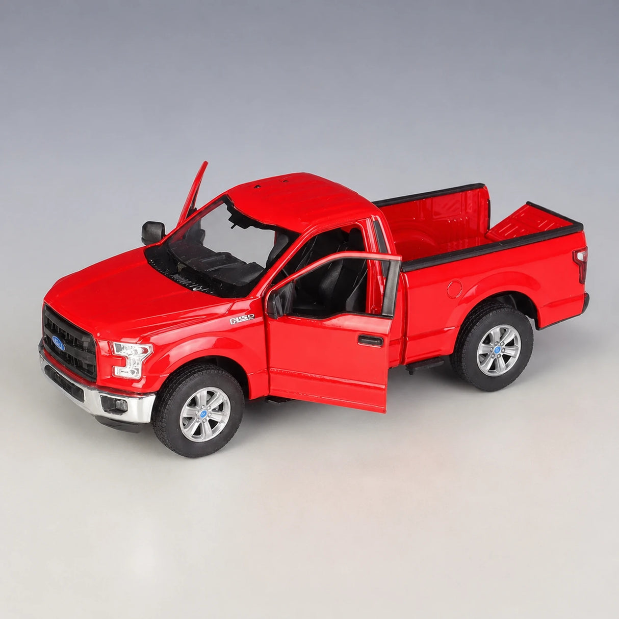 Welly Ford 2015 F-150 Regular Cab أحمر 1:24 – نموذج عرض معدني مصبوب