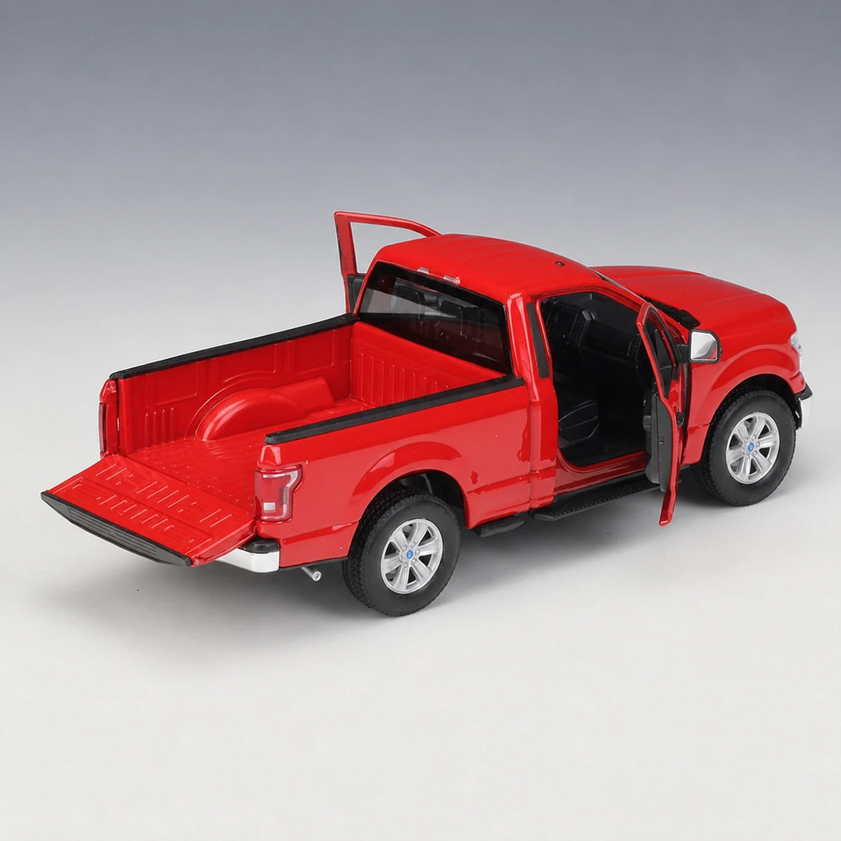 Welly Ford 2015 F-150 Regular Cab أحمر 1:24 – نموذج عرض معدني مصبوب