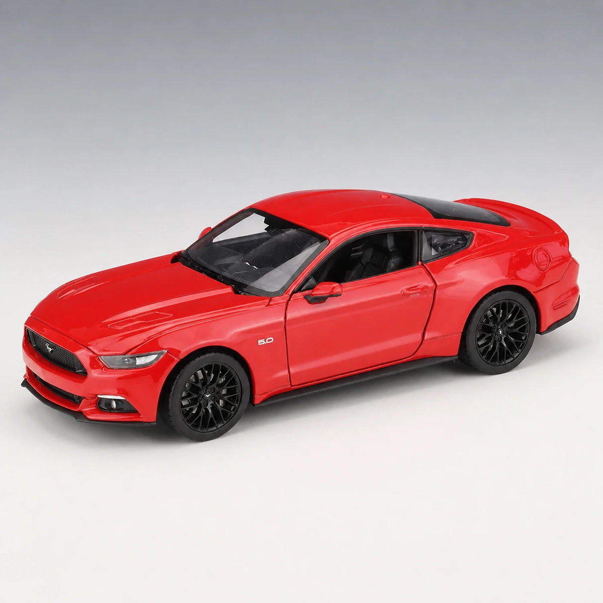 Welly Ford 2015 Mustang GT أحمر 1:24 – نموذج عرض معدني مصبوب