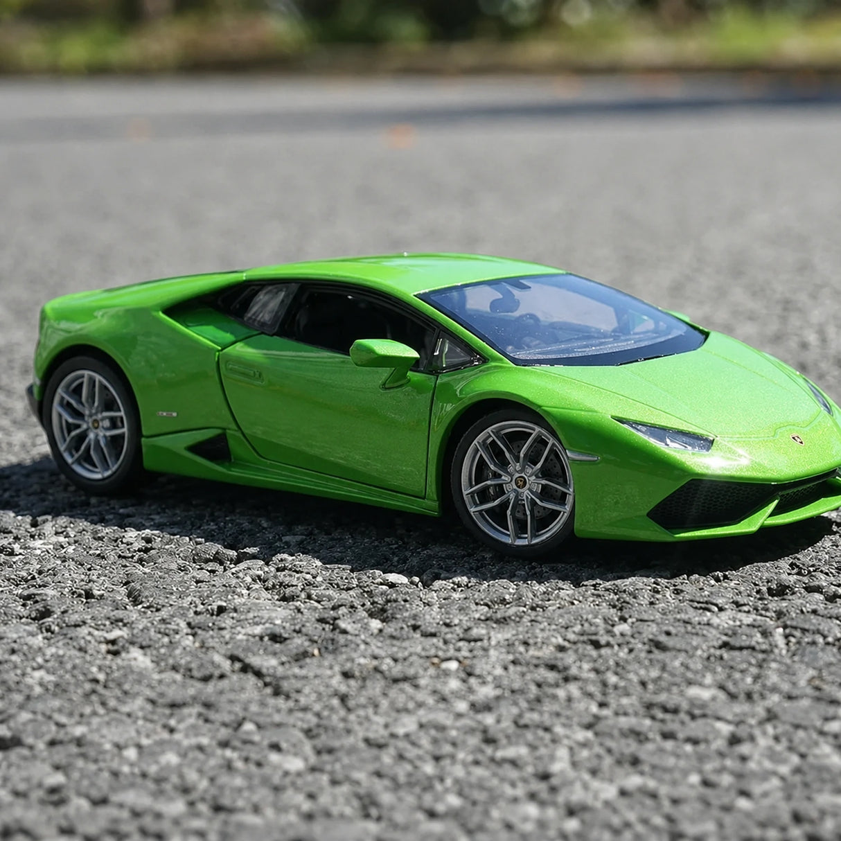Welly Lamborghini 2016 Huracan LP610-4 أخضر 1:24 – نموذج عرض معدني مصبوب
