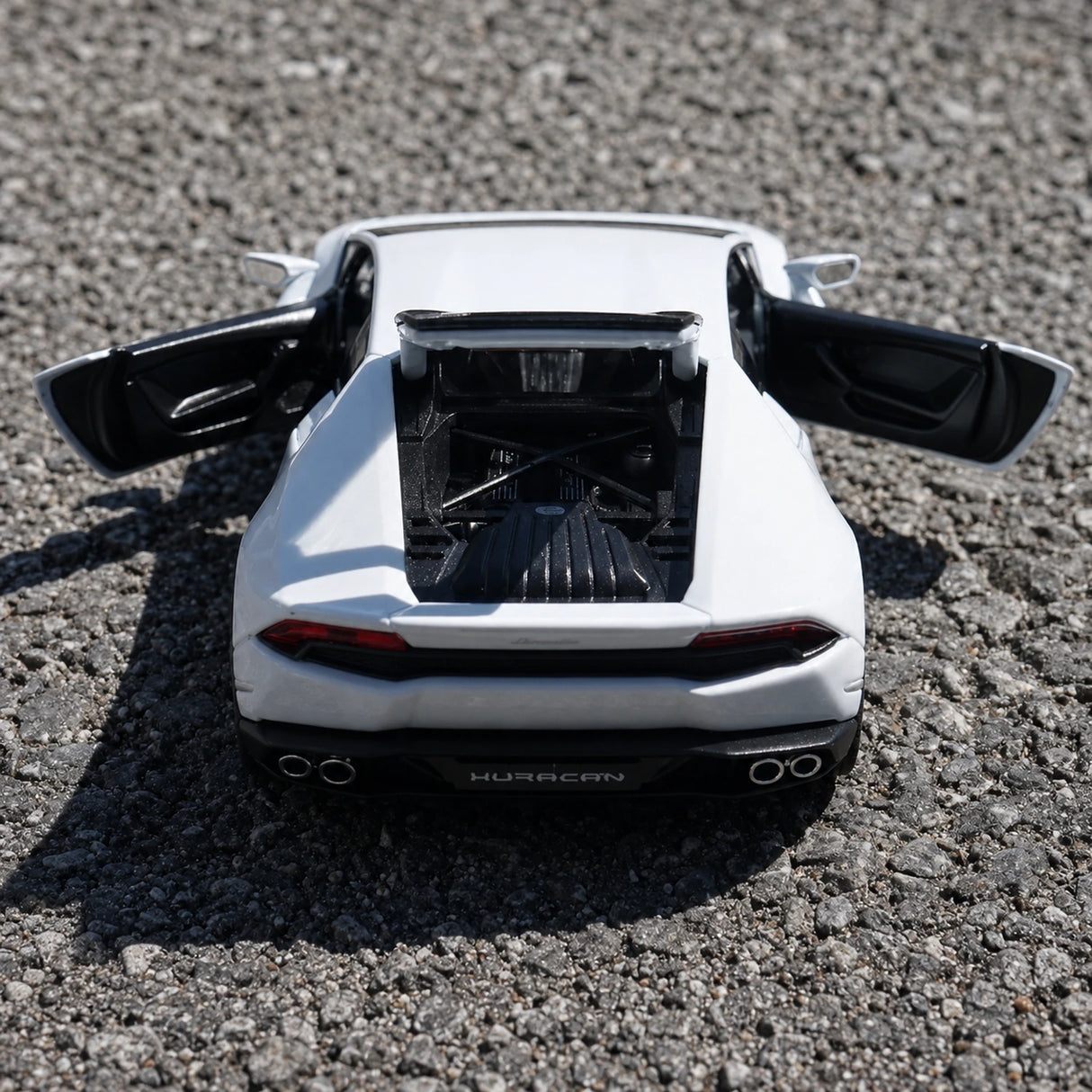 Welly Lamborghini 2016 Huracan LP610-4 White 1:24 – Modelo de exhibición de fundición a presión
