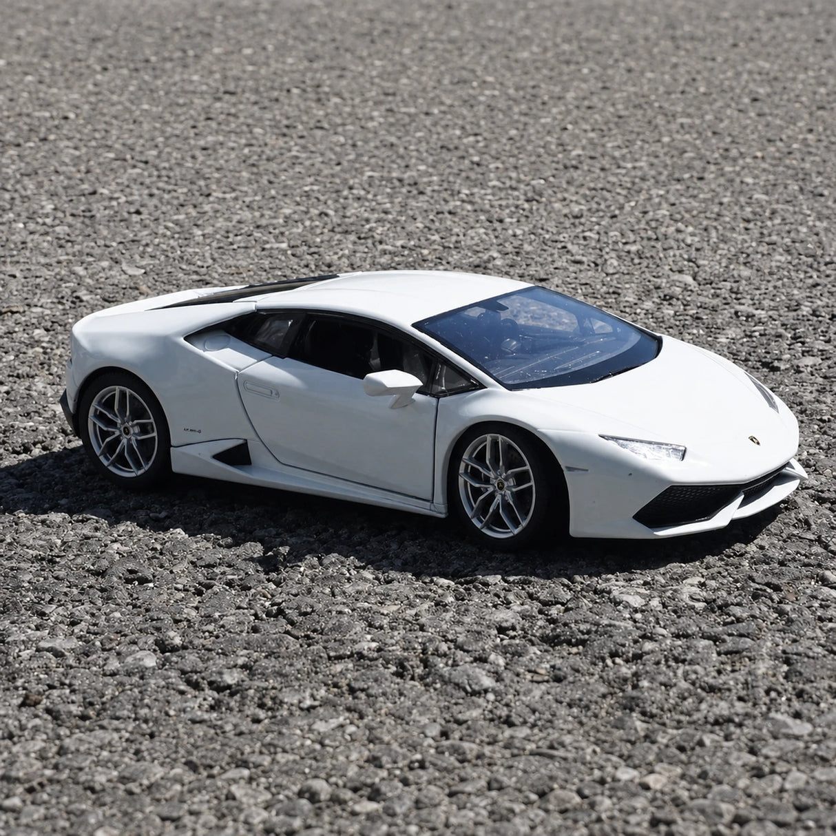 Welly Lamborghini 2016 Huracan LP610-4 White 1:24 – Modelo de exhibición de fundición a presión