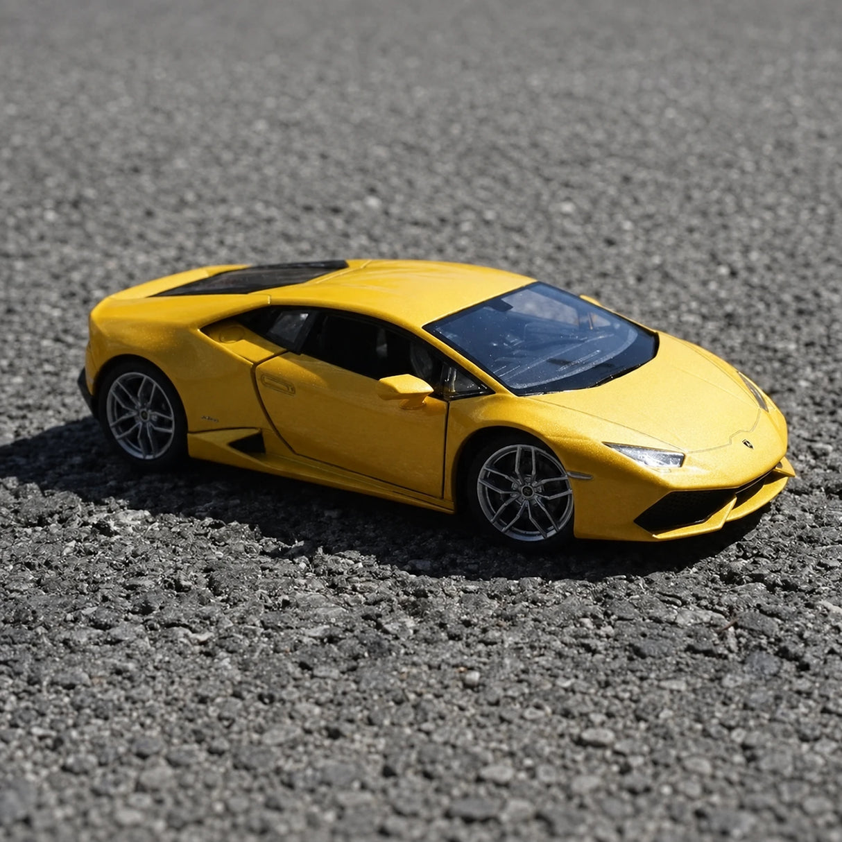 Welly Lamborghini 2016 Huracan LP610-4 geel 1:24 – diecast displaymodel