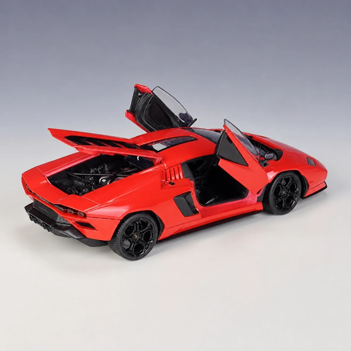 Welly Lamborghini 2022 Countach LPI800-4 Red 1:24 – Druckguss-Display-Modell in Druckguss