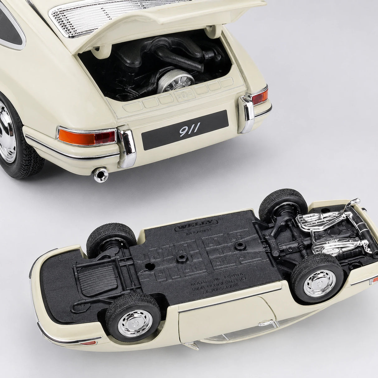 Welly Porsche 1964 911 White 1:24 – Diecast Display Model Die-Cast