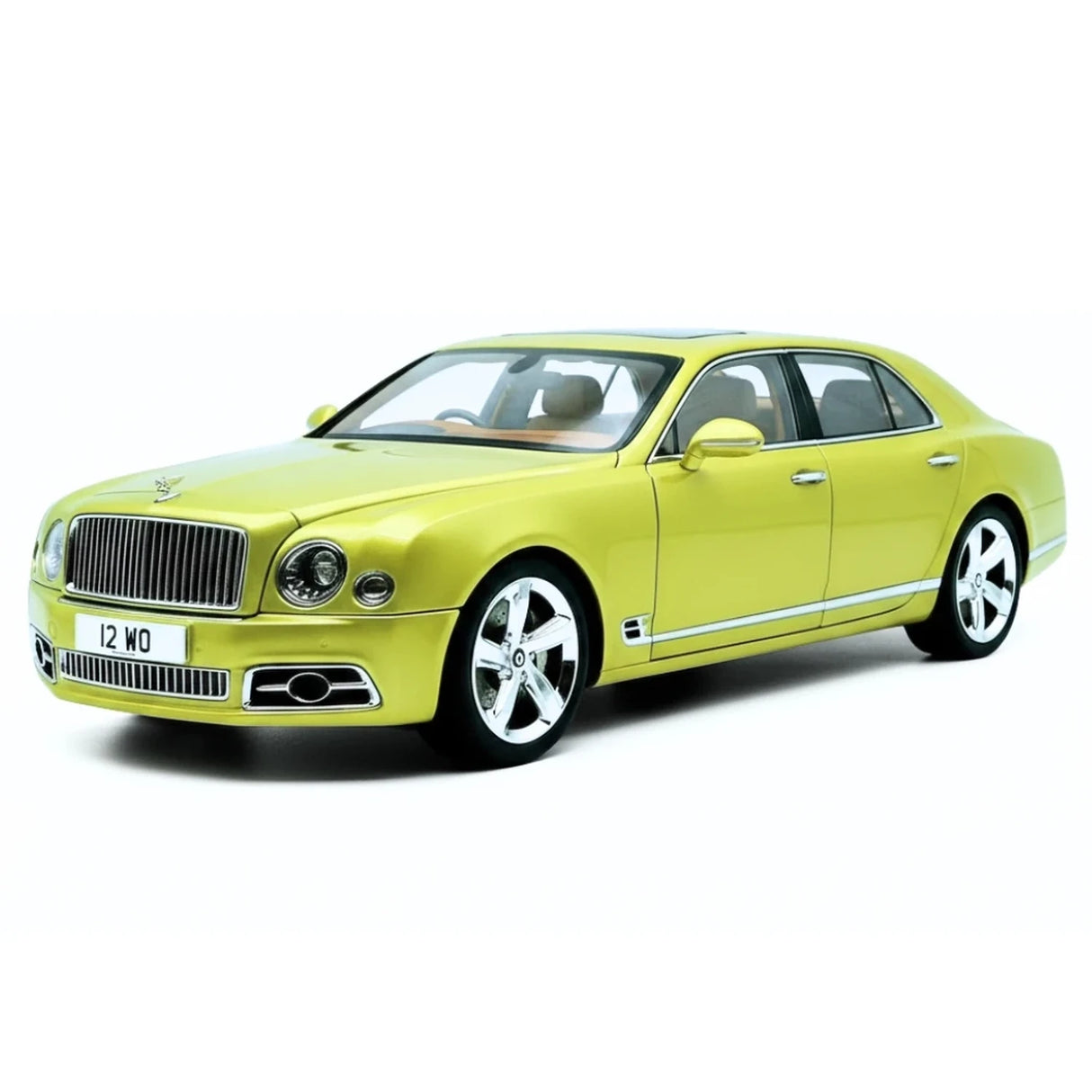 Almost Real Bentley 2015 Mulsanne Speed Gold 1:18 – Modelo de fundición a presión coleccionable
